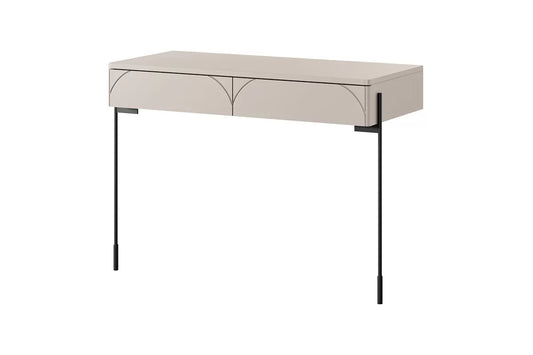 Toaletka Sonatia cashmere nowoczesna metalowe nogi