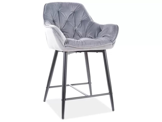Hoker Cerizo szary H2 velvet półhoker
