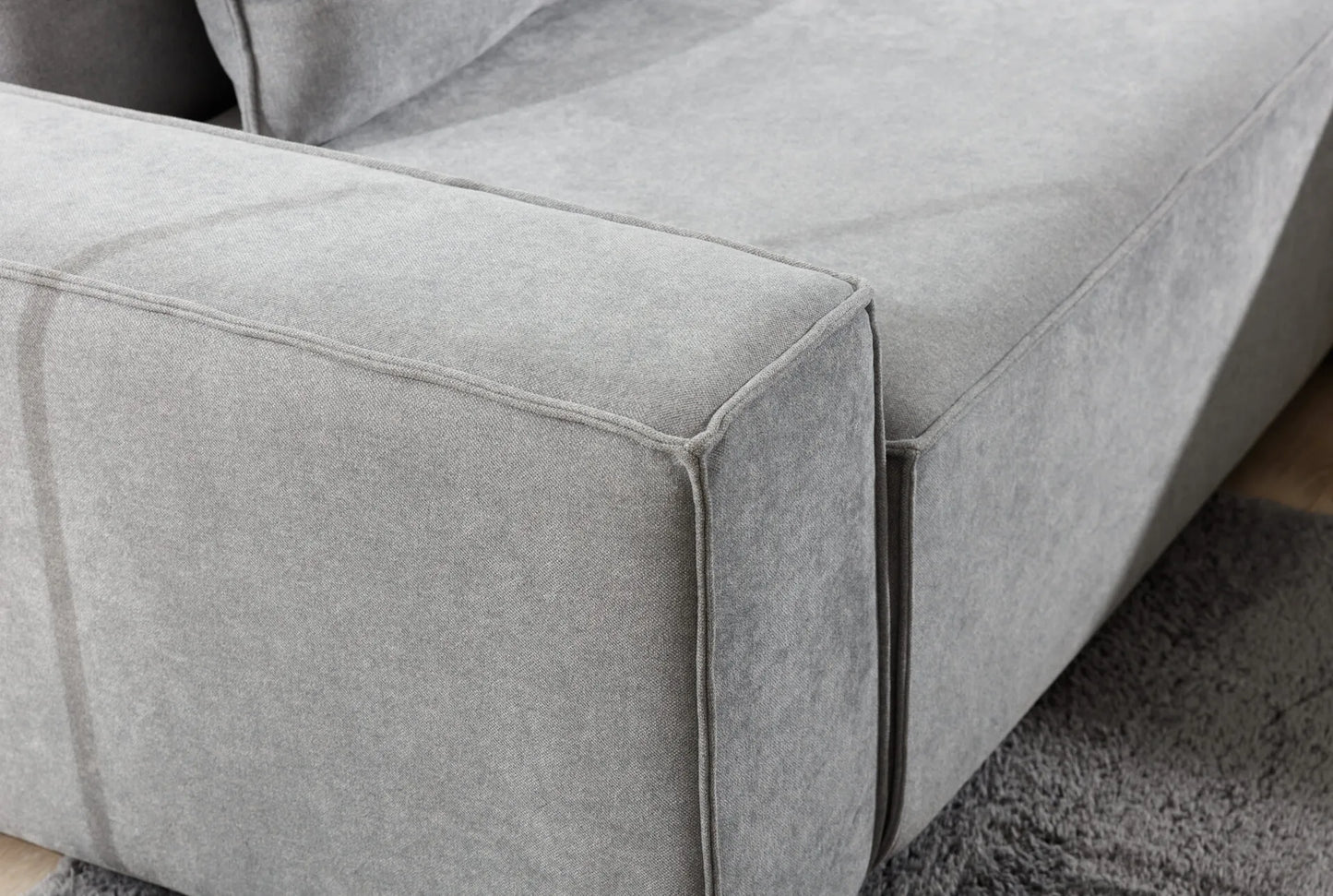 Narożnik Easy nowoczesny moduł szary