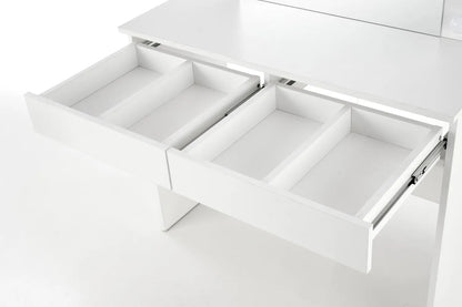 Toaletka Hollywood biała z oświetleniem