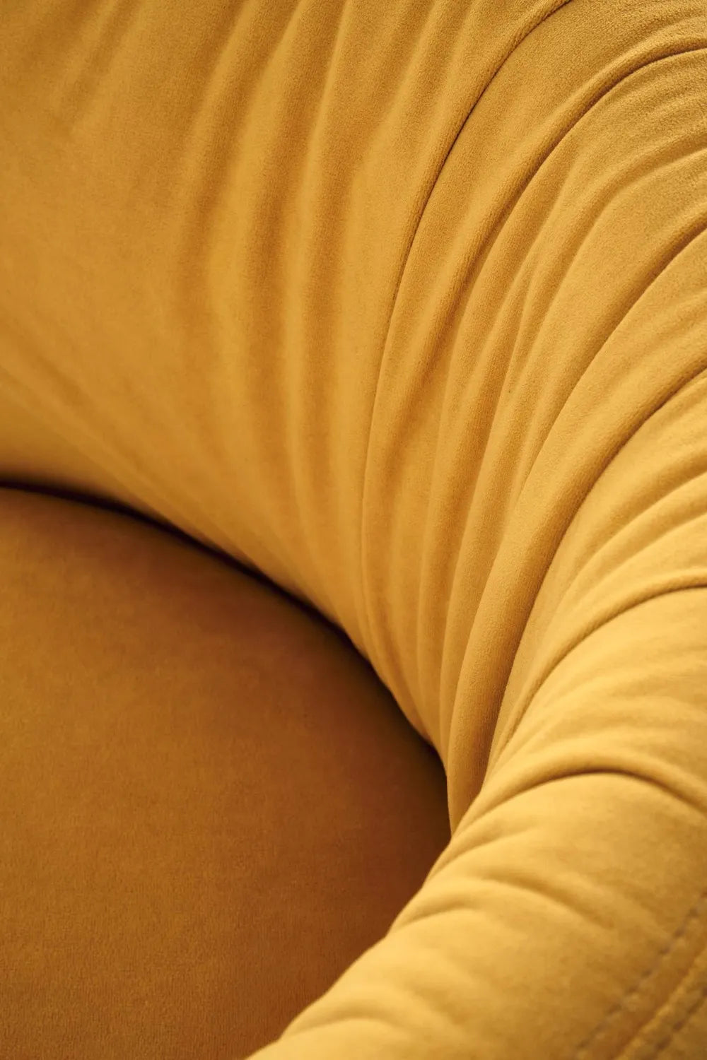 Krzesło Mavel musztardowe velvet nowoczesne