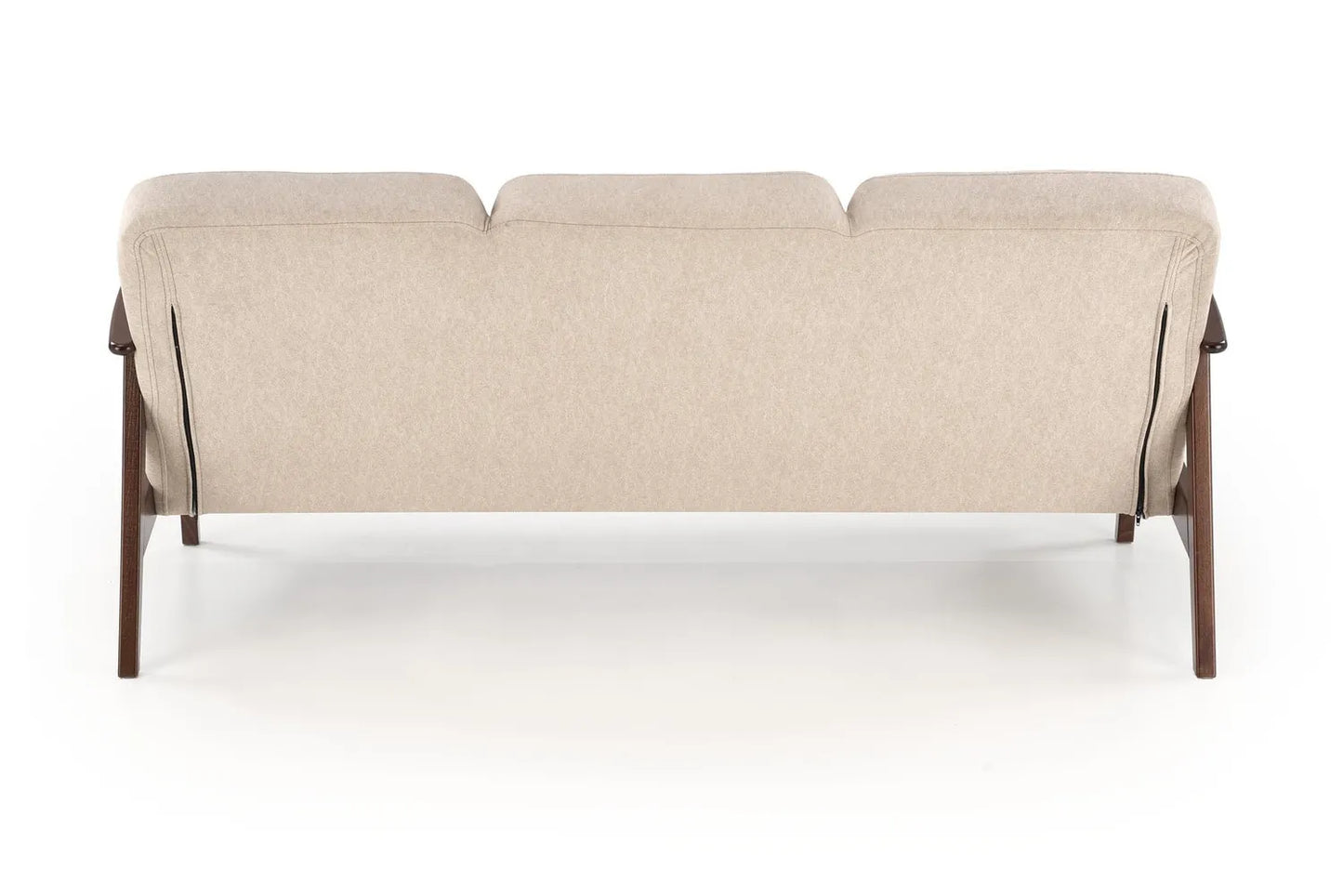Sofa Milano 3os beżowa drewniane
