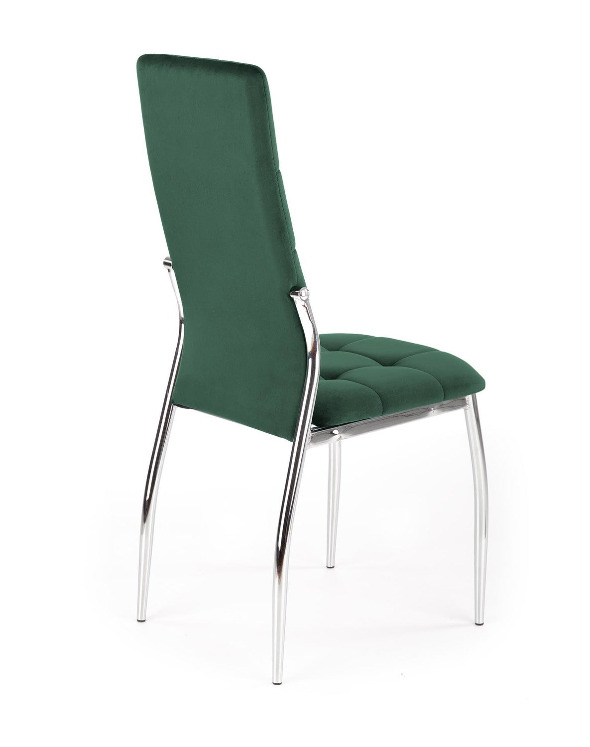 Krzesło K416 ciemno zielone/metalowe