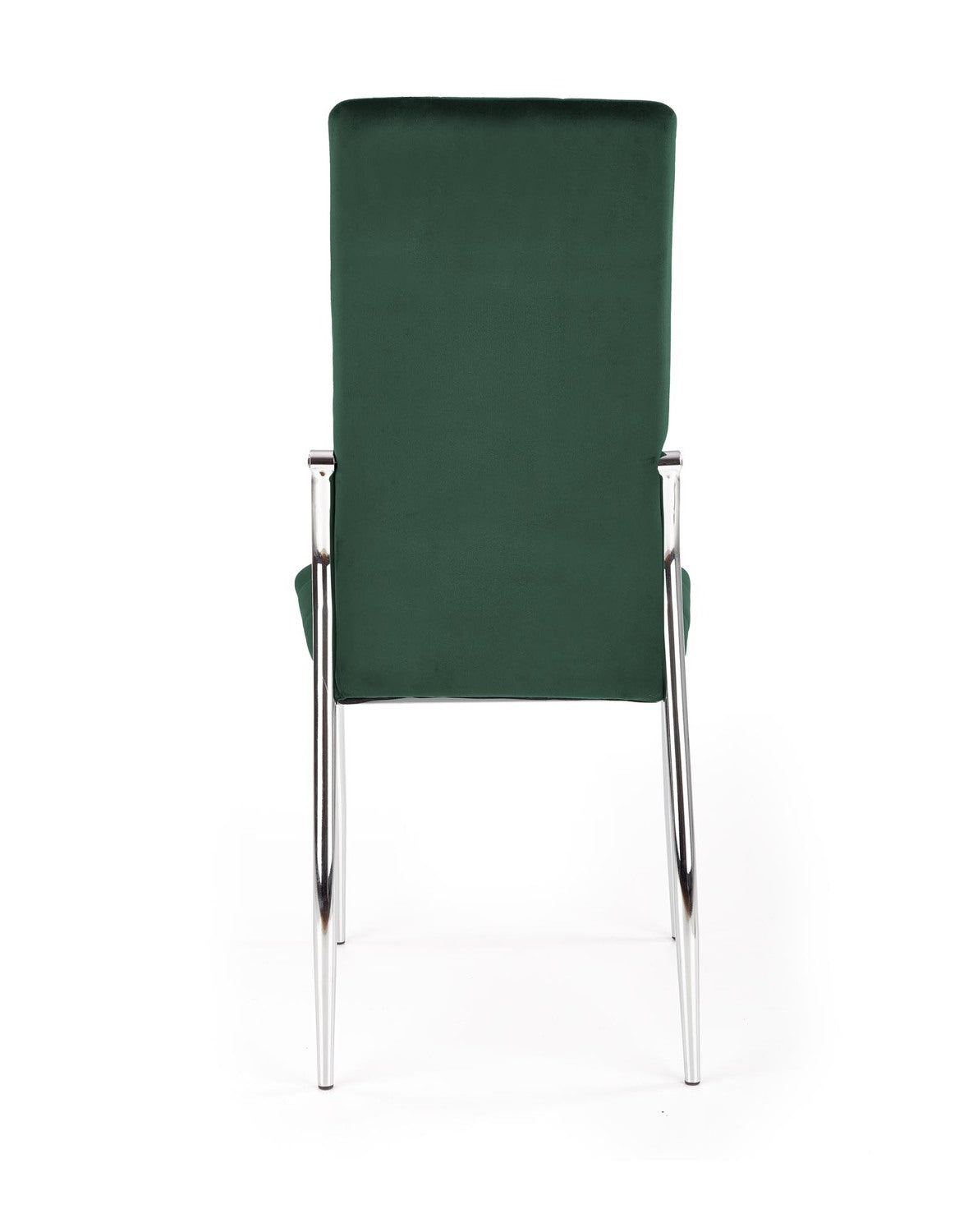 Krzesło K416 ciemno zielone/metalowe