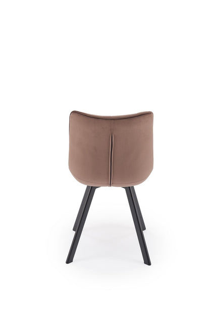 Krzesło K332 mocca/metalowe
