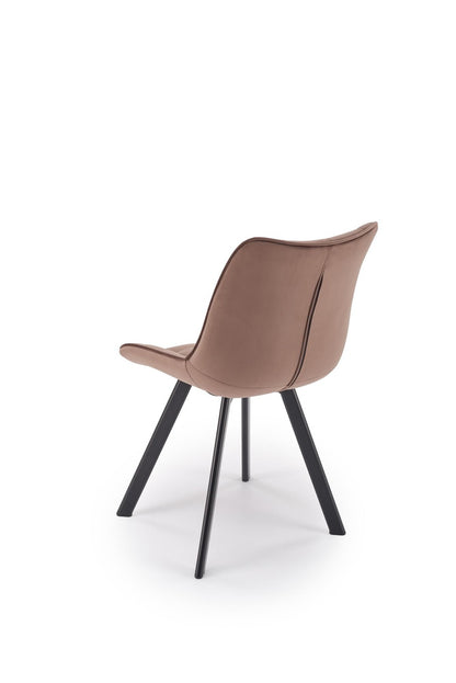Krzesło K332 mocca/metalowe
