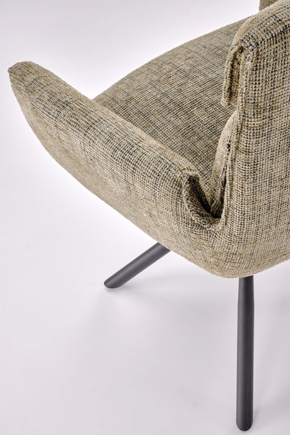 Krzesło K596 oliwkowe/obrotowe