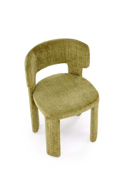Krzesło K600 oliwkowe/metalowe