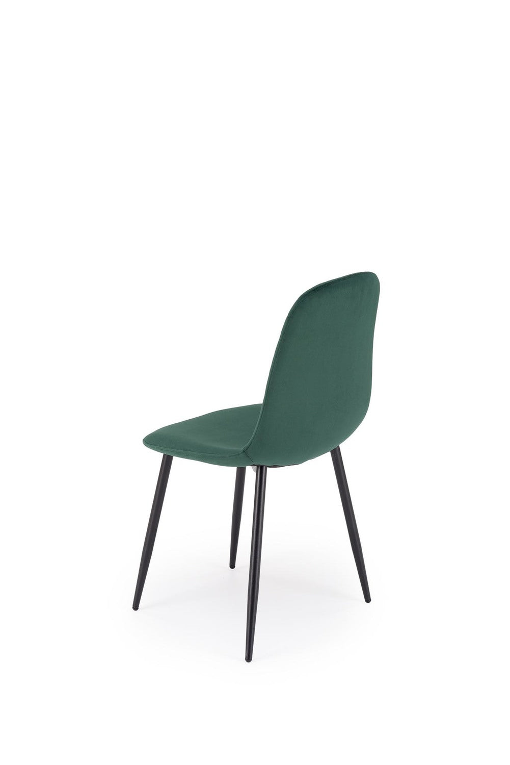 Krzesło K608 ciemne zielone/metalowe