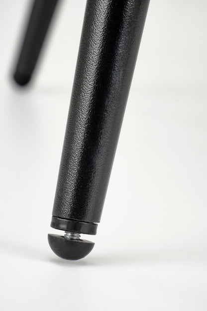 Krzesło K608 czarne/metalowe
