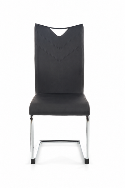 Krzesło K224 czarne/metalowe