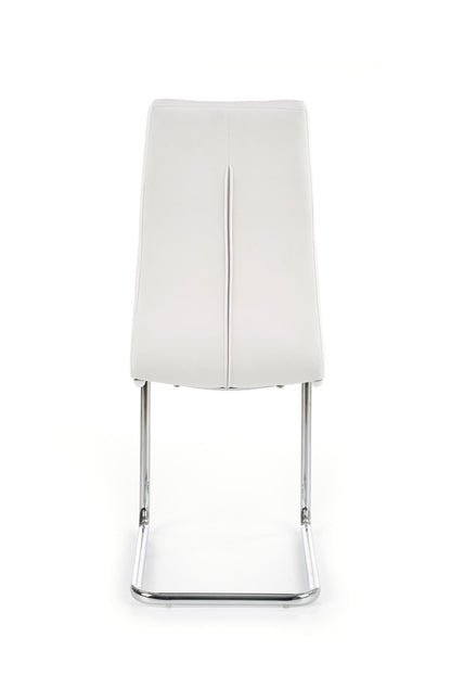 Krzesło K147 białe/metalowe