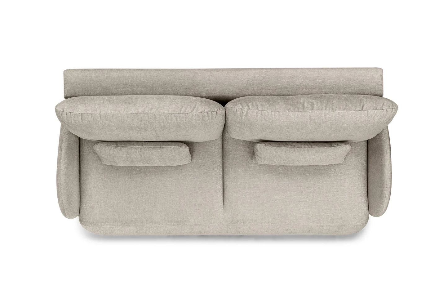 Sofa Dinel z funkcją spania beżowa szenil