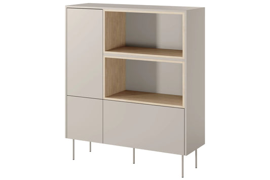 Komoda Desin wysoka 120 cashmere dąb