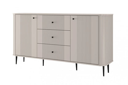Komoda Vesper 160 cashmere czarne nogi