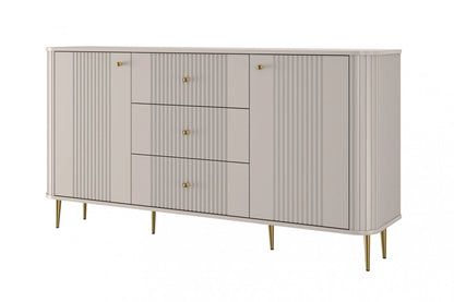 Komoda Vesper 160 cashmere złote nogi