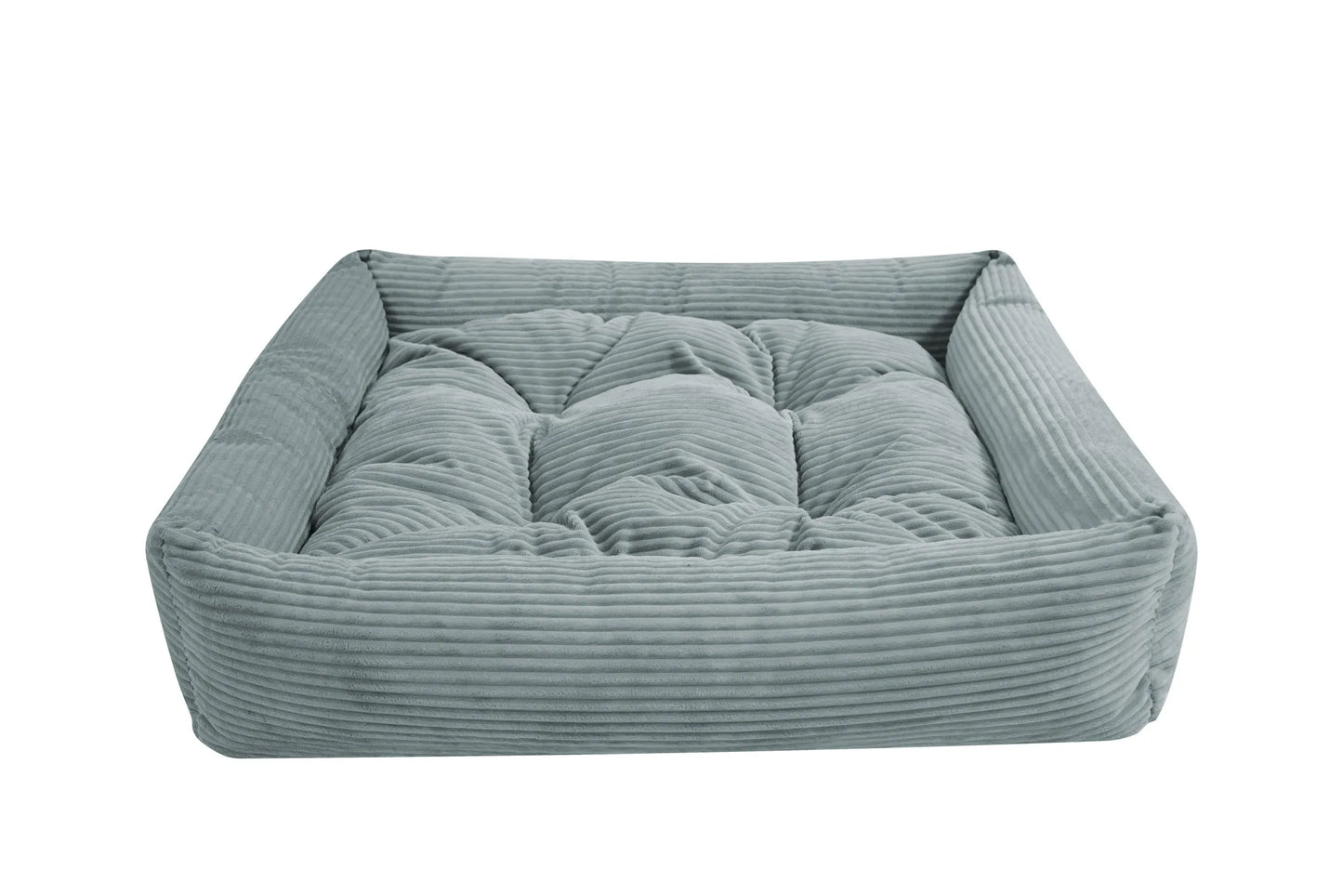 Legowisko 85x95 szare sztruks kot pies