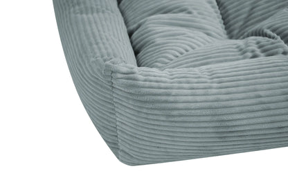 Legowisko 85x95 szare sztruks kot pies