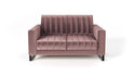 Sofa LOFT 2os. metalowe nogi pudrowy róż