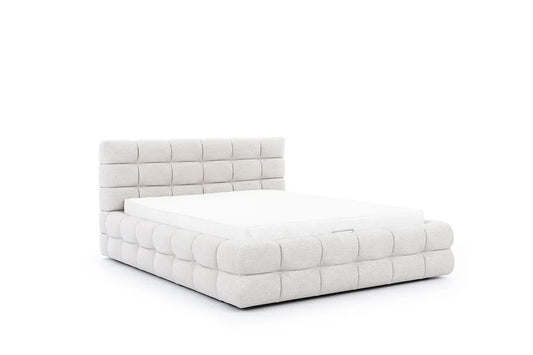 Łóżko Magnelio 140 tapicerowane boucle