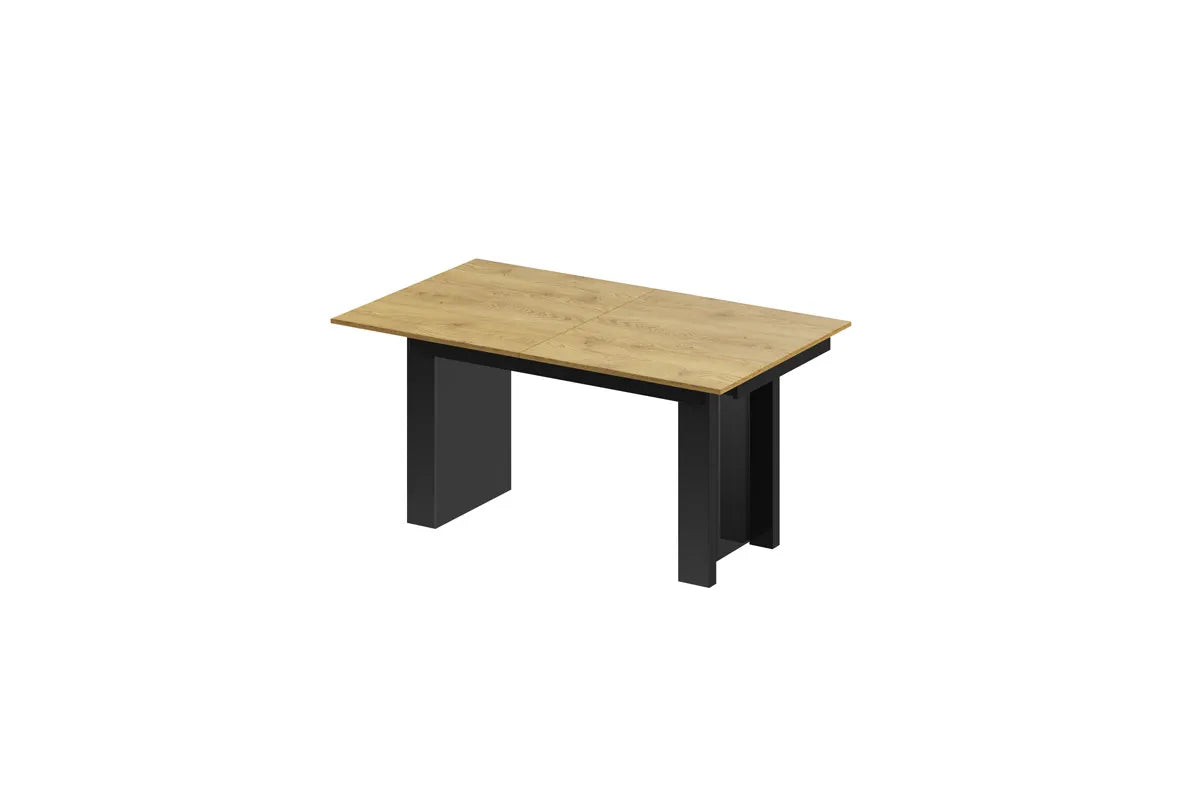 Stół Magro 170-410cm dąb artisan czarny