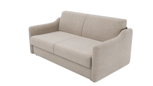 Sofa Mario stelaż włoski beżowa kanapa rozkładana