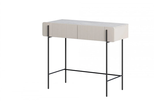 Toaletka Malmi czarne nóżki cashmere crema bianca