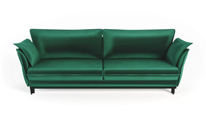 Sofa Optimus velvet zielona nowoczesny