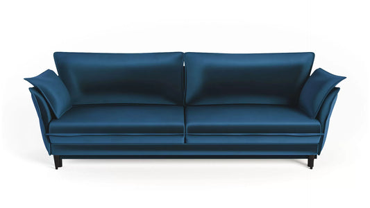 Sofa Optimus velvet granatowa nowoczesny