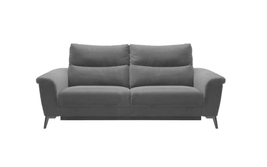 Sofa Verbena velvet szary stelaż włoski
