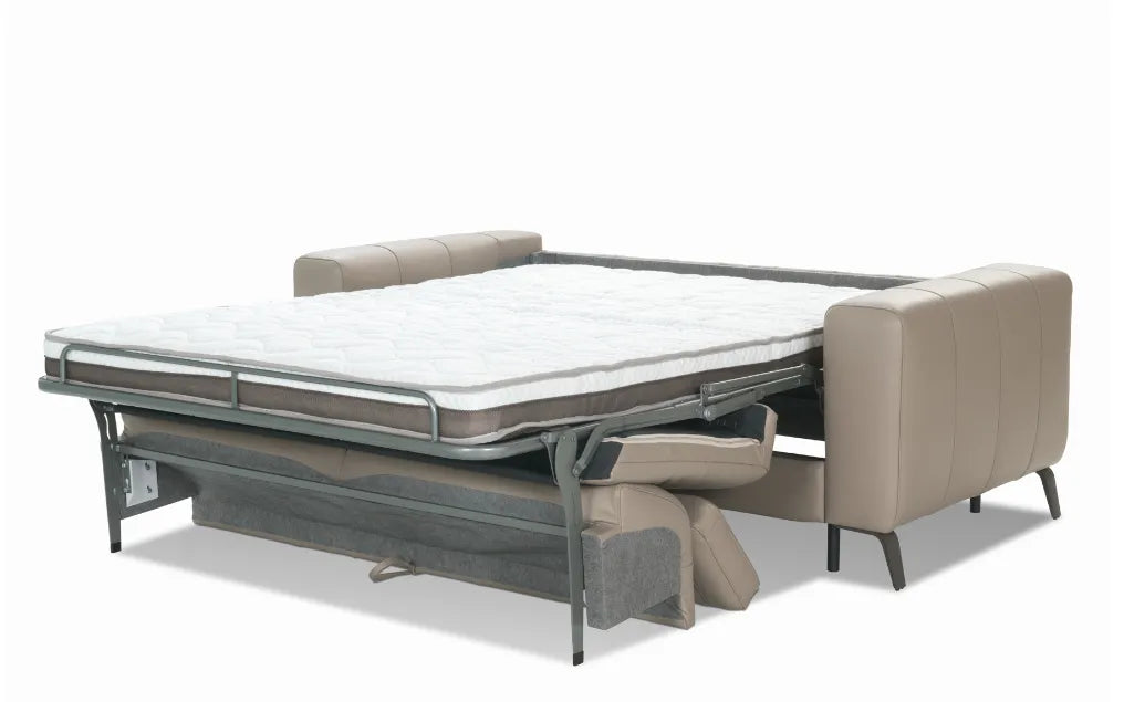 Sofa Tulipano skóra stelaż włoski