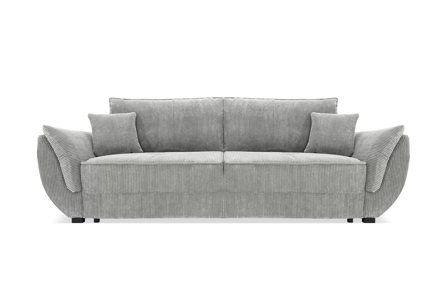 Sofa Marlin szara rozkładana sztruks