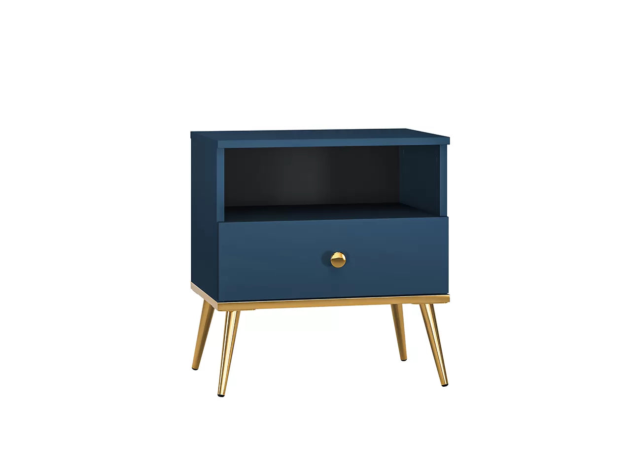 Szafka nocna Marine glamour granat