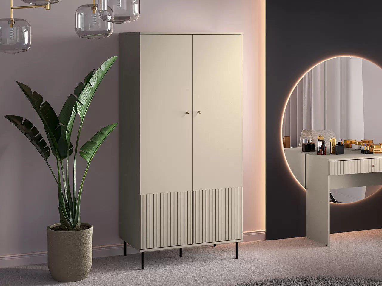 Szafa Sophie cashmere frezowana