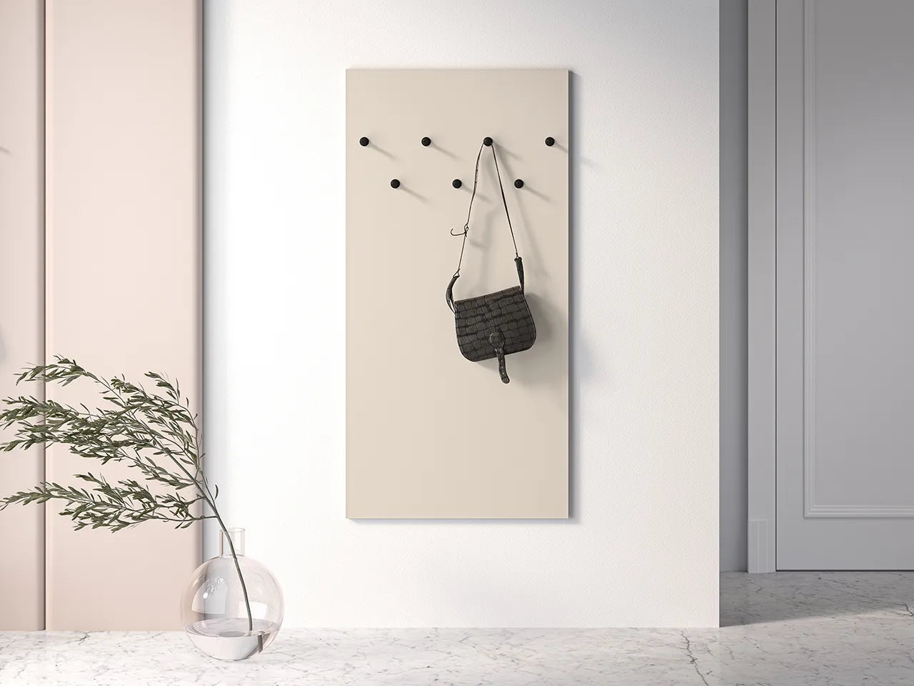 Wieszak Sophie panel ścienny cashmere szeroki