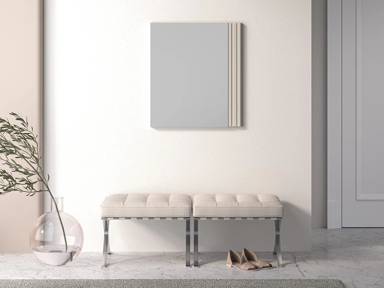 Lustro Sophie dekor ryfla cashmere