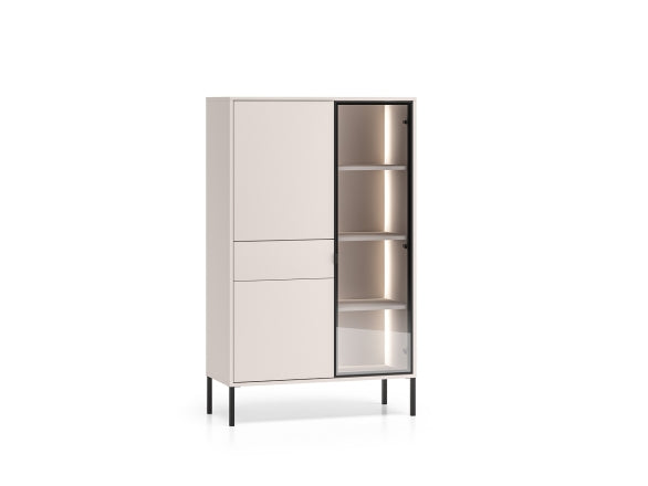 Witryna BARNEE z oświetleniem 01-002 Kaszmir