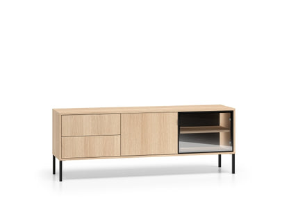 Szafka RTV Barnee 04-001 Dąb Lindberg