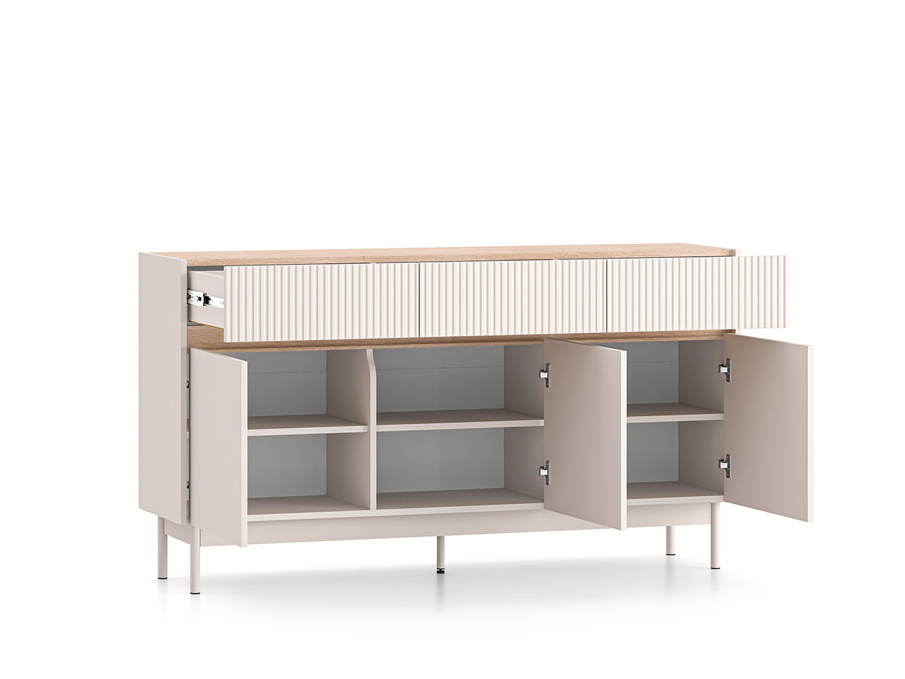 Komoda Dunea duża cashmere dąb cremona