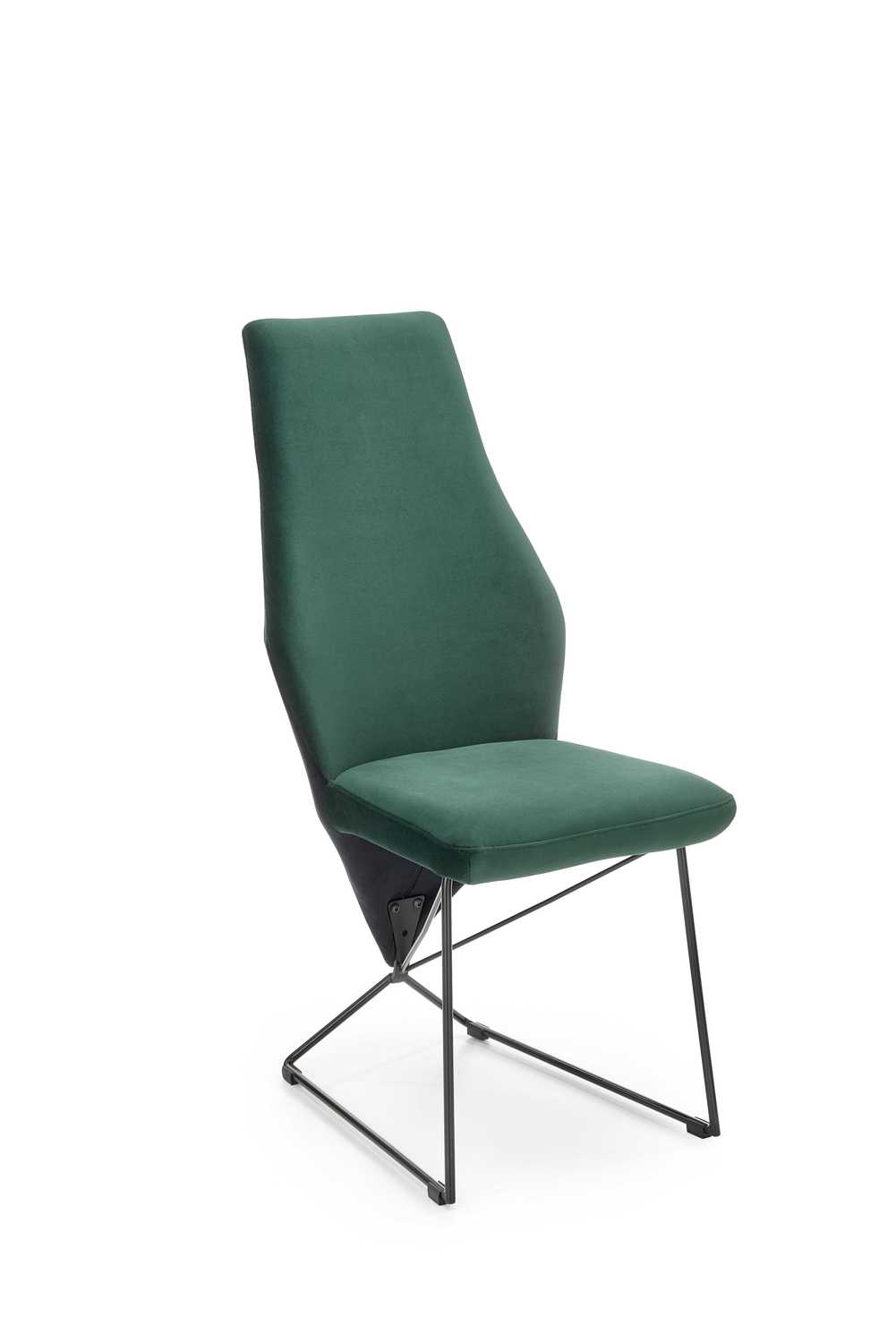 Krzesło K485 zielone/metalowe