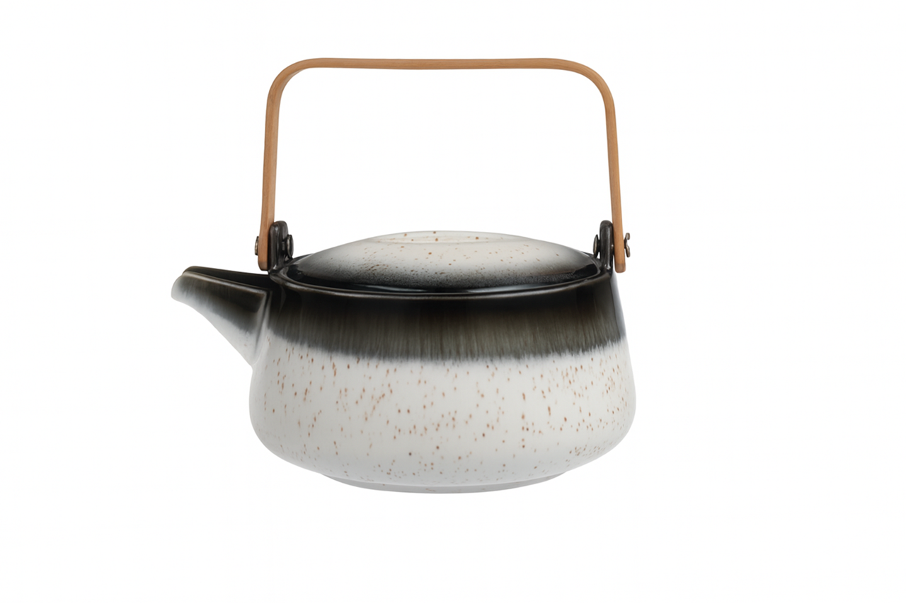 LUNA LINE dzbanek 1 l z bambusową rączką LUNA LINE teapot 1 l with bamboo handy 077543