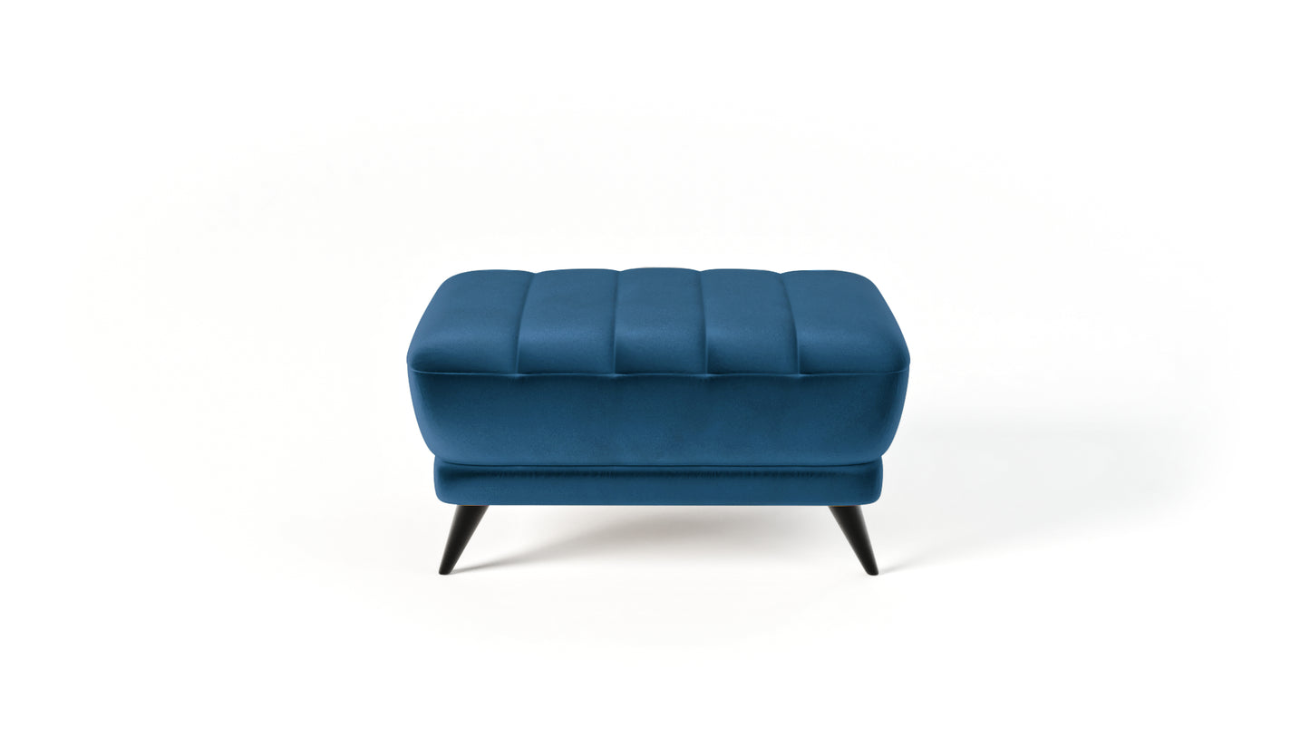 Puf Roy granatowa velvet