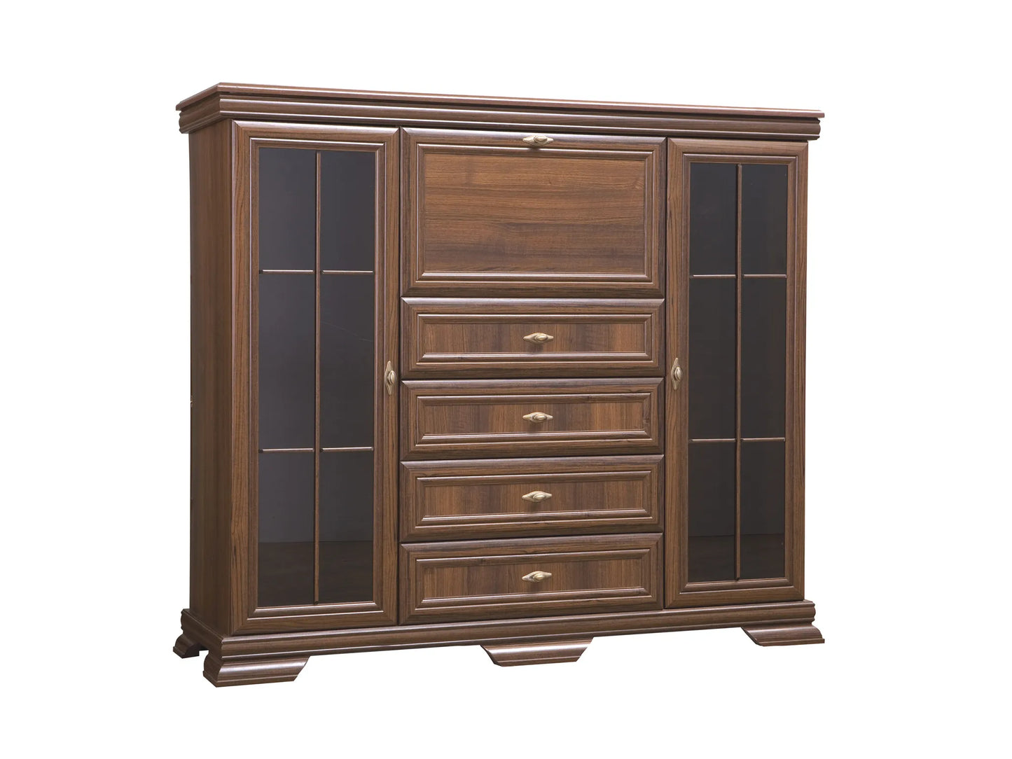 Komoda Kora duża oszklona klasyczna elegancka