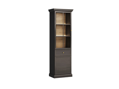 Witryna Lucca Black W2D1S jednodrzwiowa