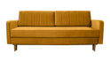 Sofa Spark musztardowa rozkładana