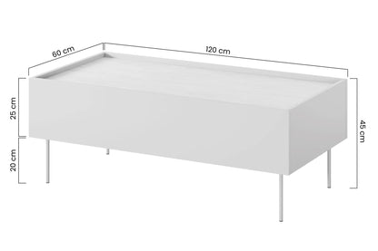 Stolik kawowy Desin 120 cashmere dąb