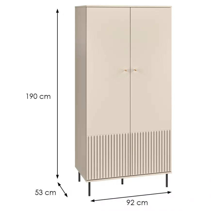 Szafa Sophie cashmere frezowana