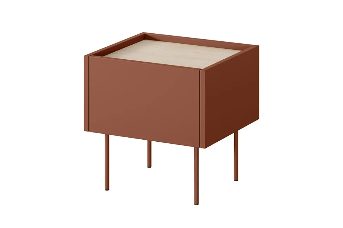Szafka nocna Desin czerwona ceramic red