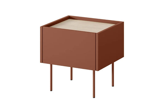 Szafka nocna Desin czerwona ceramic red