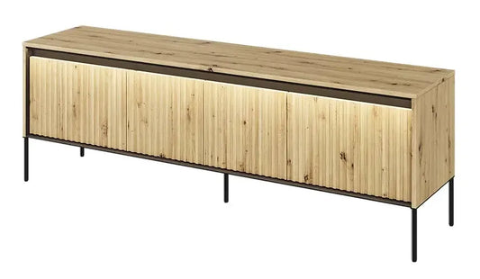 Szafka RTV Trend z oświetleniem dąb artisan frez